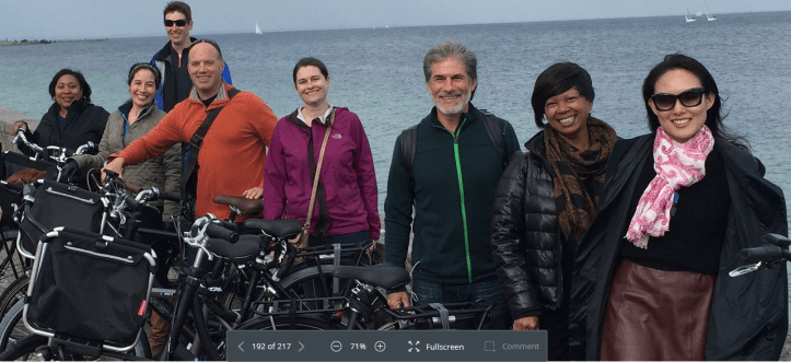 Kim and SFMTA in Copenhagen